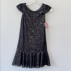 Zoe LTD sequined formal dress with rhinestone